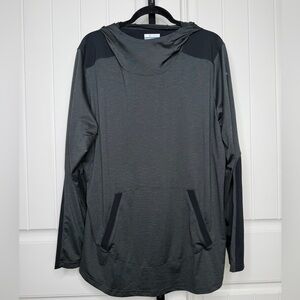 Columbia Men’s Charcoal and Black Lightweight Hoodie